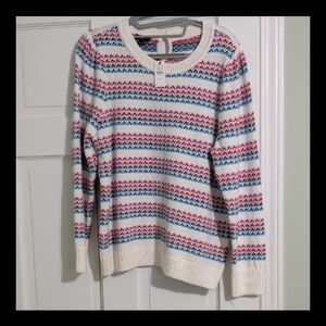 Talbots Women's Colorful Patterned Sweater *NWT* LP